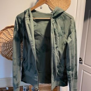 Camo Lululemon Zip up Sweater